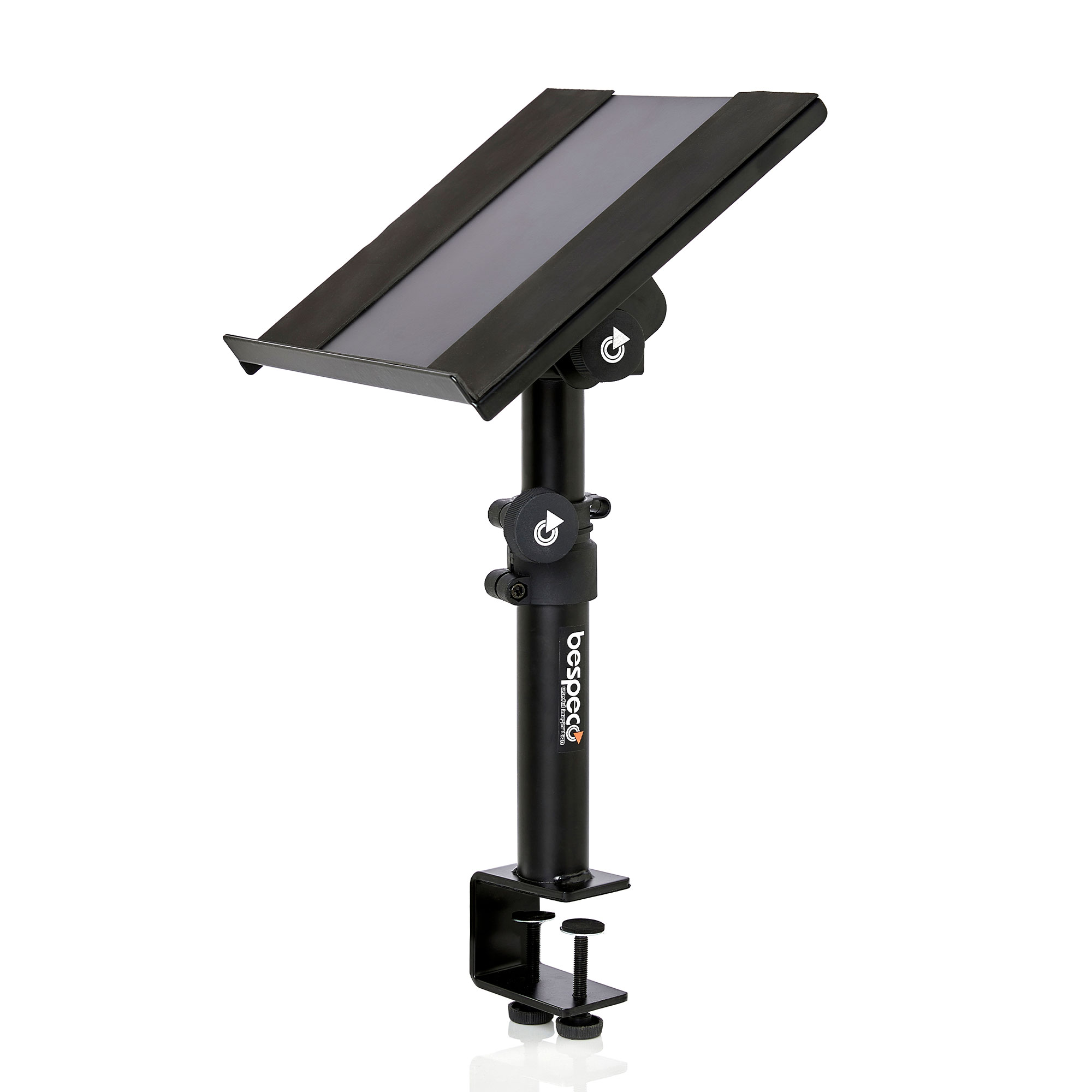 SH300TC - Supporto multifunzionale da scrivania con aggancio a morsetto. Suggerito per laptop, tablet, speaker monitor e mixer.