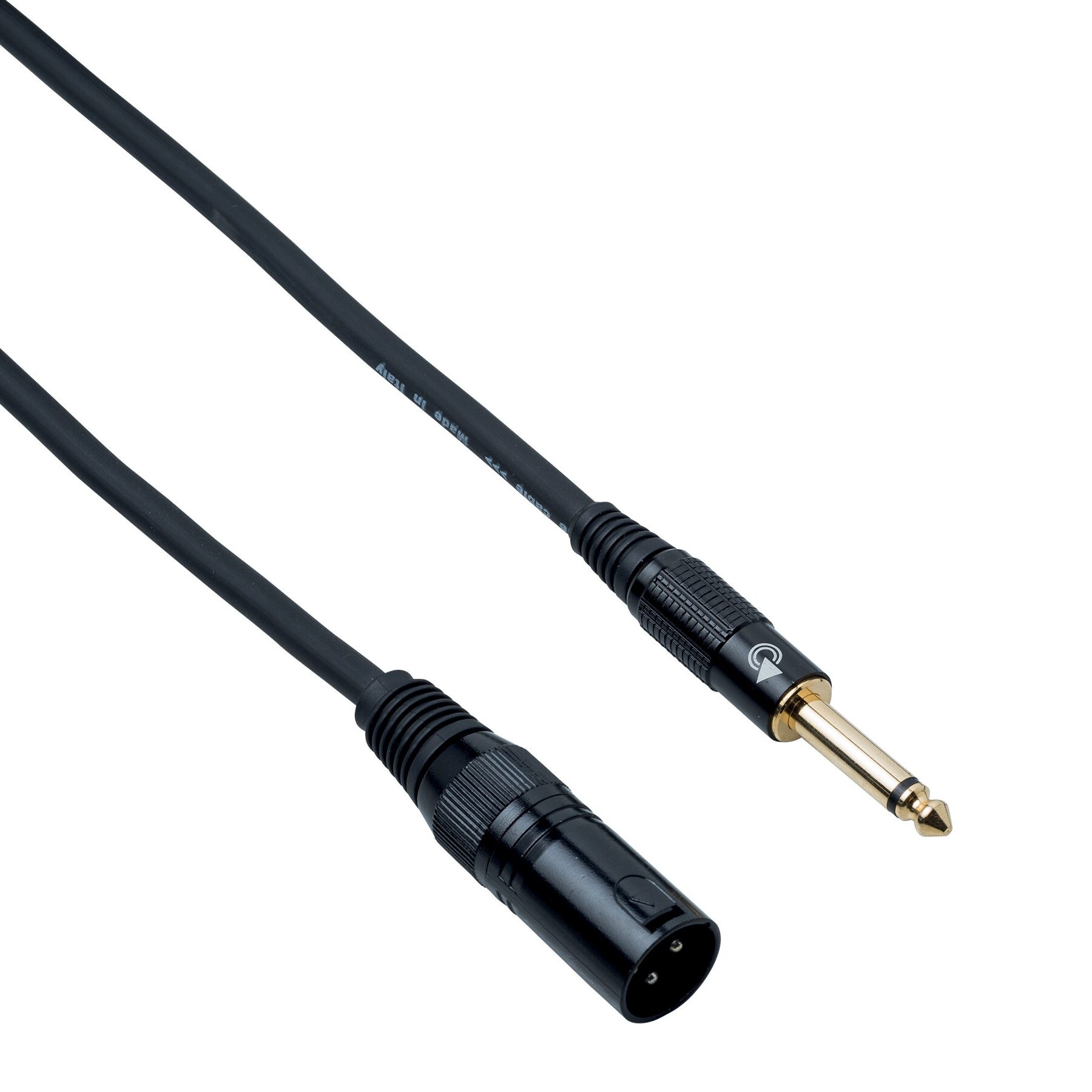 EAJX900 – Cavo schermato sbilanciato serie Eagle Pro per cassa attiva, realizzato con un cannon maschio ed un jack mono diametro 6,3 mm.
