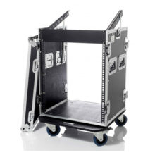 Flight cases 19" serie Professional con portamixer e ruote