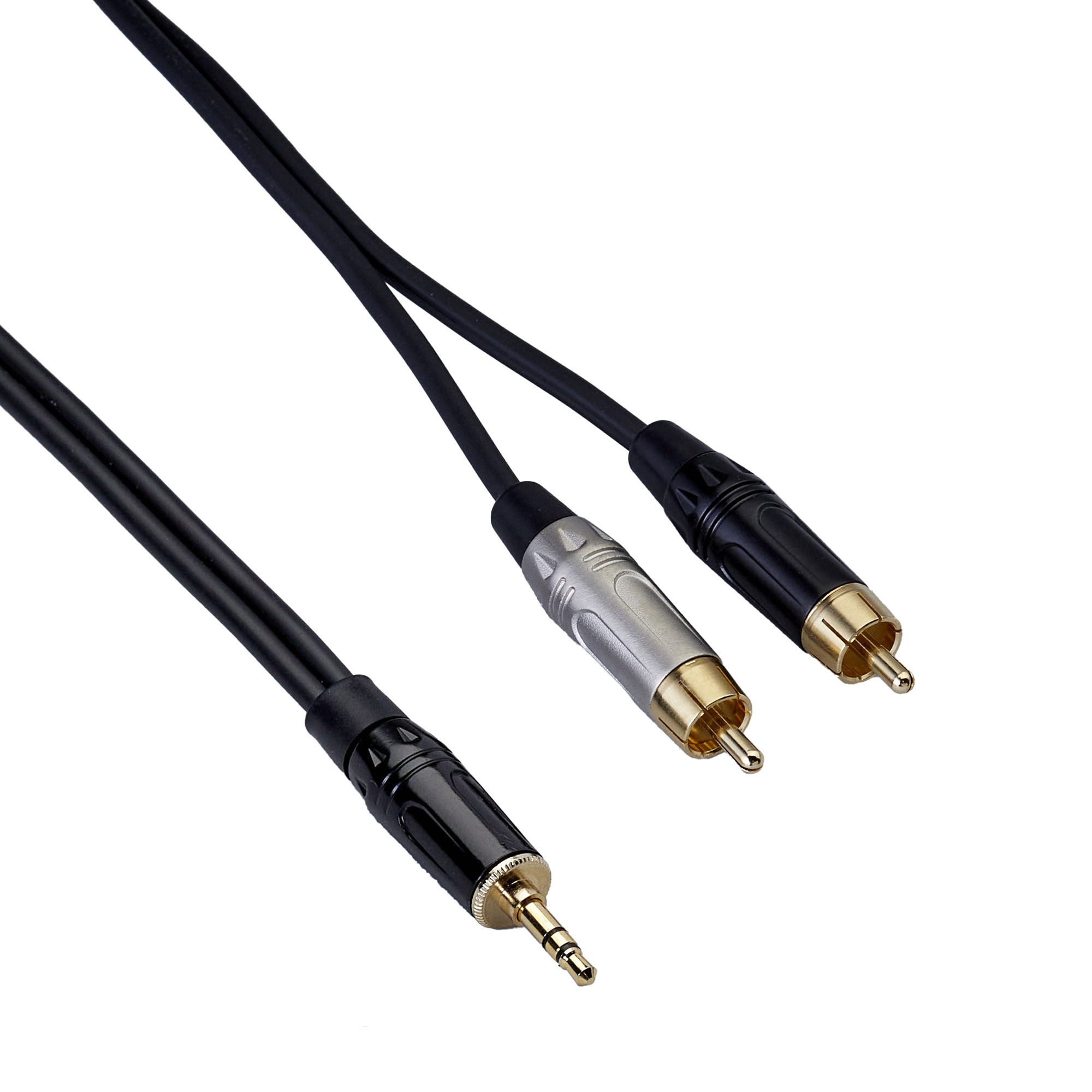RKYMSR150 – Cavo interlink serie Rock-It  – jack stereo Ø 3,5 mm – 2 x RCA