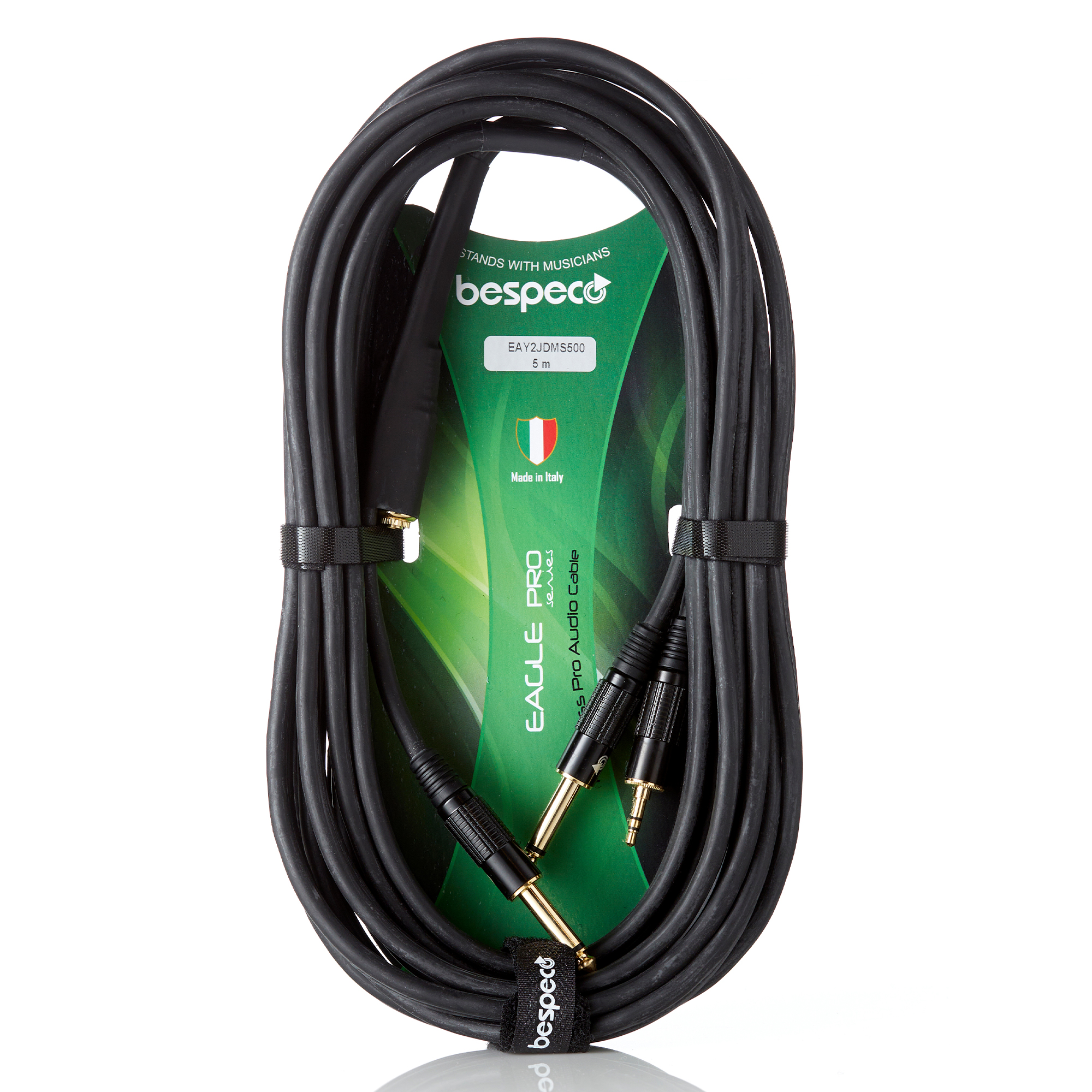 EAY2JDMS500 – Cavo abbinato serie Eagle Pro per chitarra e in-ear monitor. Jack dritto. Confezione.