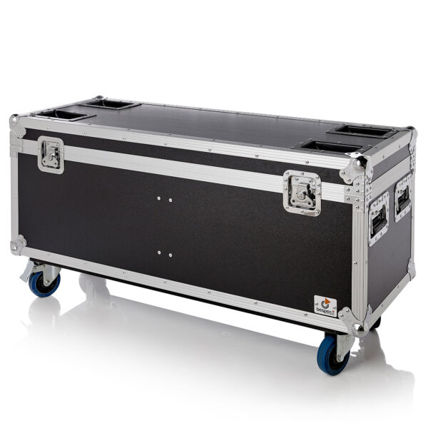 CRO11040 - Baule professionale in legno con ruote - 01